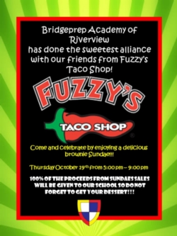 October Spirit Night at Fuzzy's Taco Shop